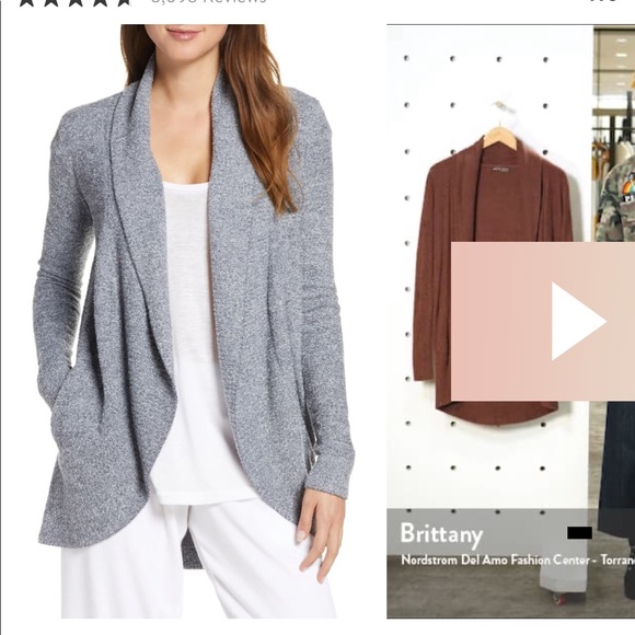 Barefoot Dreams Sweaters - Barefoot Dreams CozyChic Lite Circle Cardigan